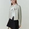 Female Retro Short Pu Leather Coat - Image 2