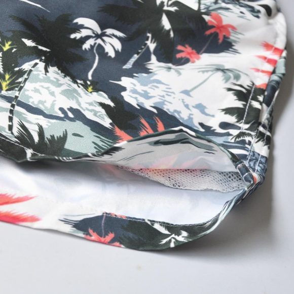 Men's Beach Pants Coconut Print Quick-dry Pants Fashion Casual Shorts - Image 3