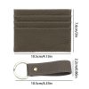 Genuine Leather Creative Leather Keychain Certificate Card Holder - Image 3