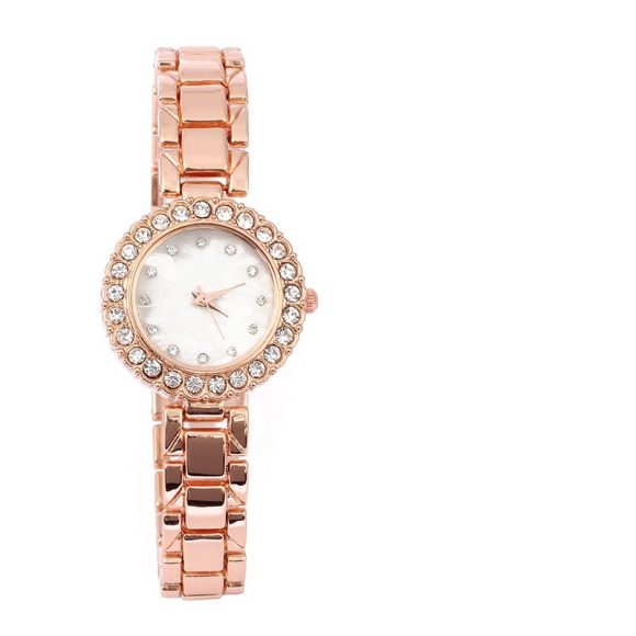 Women's Casual Diamond Quartz Bracelet Watch - Image 5