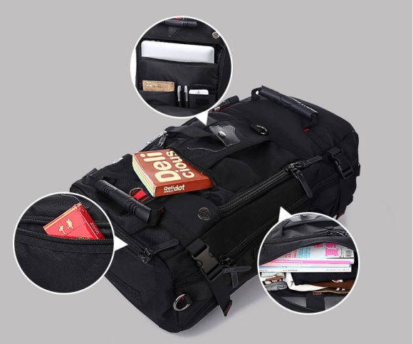 New double shoulder bag Oxford cloth bags male outdoor backpack large capacity baggage bag multifunction hiking bag - Image 6