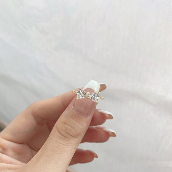 S925 Sterling Silver Bow Women's Ring - Image 5
