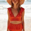 Ruffled swimwear
