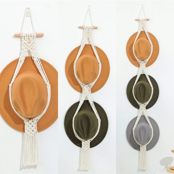 Storage Rack Multi-layer Wall-mounted Clip-on Storage Rack Hanging Cap Tassel Ornaments - Image 4