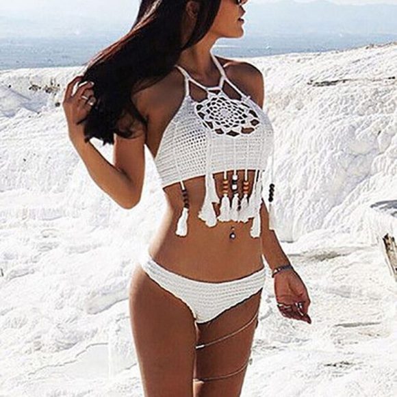 Tassel bohemian swimsuit - Image 3