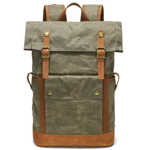 Horse Leather Backpack Multifunctional Outdoor Waterproof - Image 3