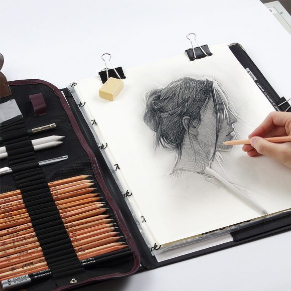 The Complete Drawing & Illustration Set - Case & All Items Included - Image 3