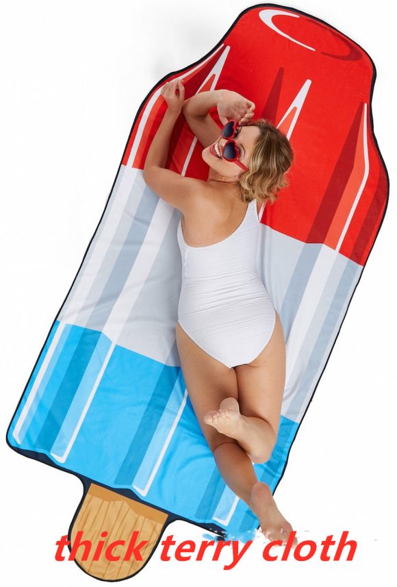 Water-absorbent And Quick-drying Beach Towel Printing Swimming Towel Material - Image 8