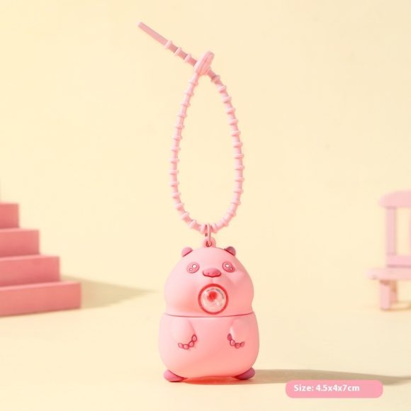 Groundhog Squeezing Toy Bubble Blowing Car Keychain Pendant - Image 2