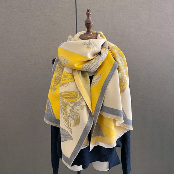 Cape Printing Pattern Tassel Air-conditioned Room Cape Blanket Autumn And Winter - Image 4