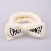 Coral velvet butterfly end hair band - Image 10