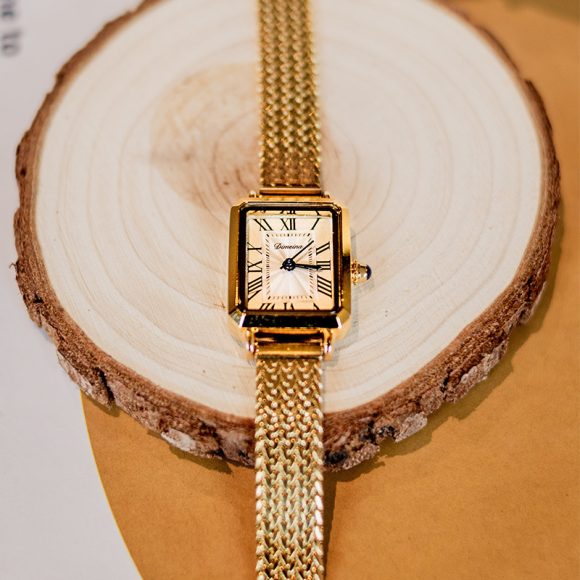 Rectangular Milan Mesh Belt Middle Ancient Watch - Image 5