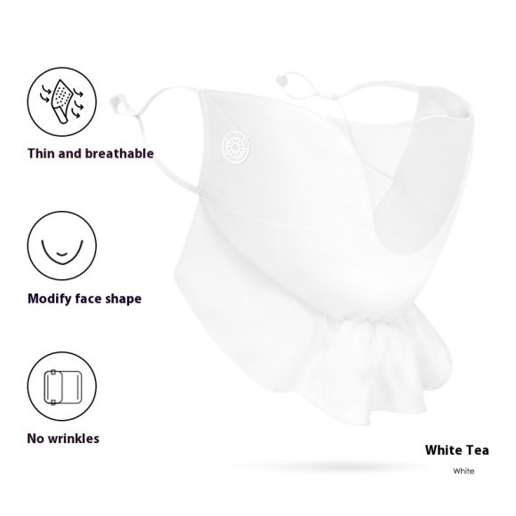 Women's Outdoor Driving Cycling UV-proof Chiffon Sunscreen Mask - Image 6