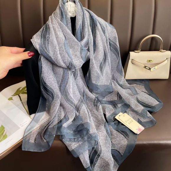Silk All-matching Yousoft Scarf Long Elegant Scarf - Image 8