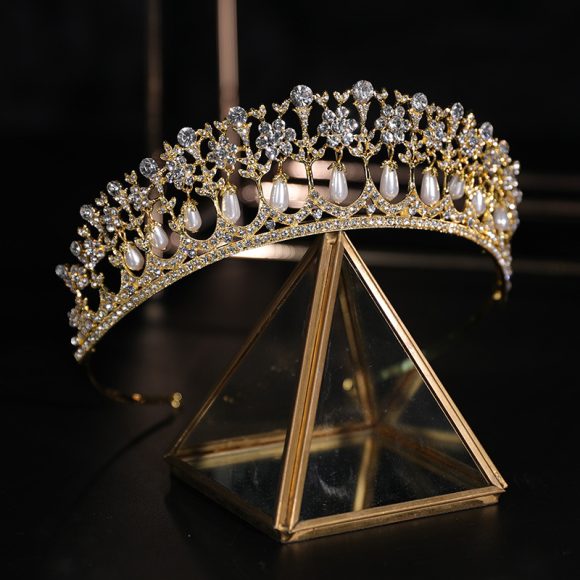 Pearl Diamond Electric Galvanized Alloy Exquisite Bride - Image 2