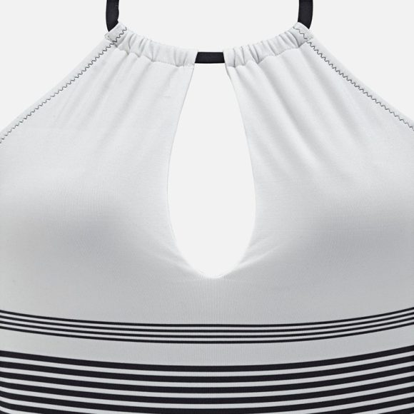 One-piece striped swimsuit - Image 3