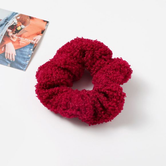 Autumn And Winter Plush Large Intestine Hair Ring Internet Celebrity Lamb Hair Ring Korean Style Simple Hair Accessories - Image 8