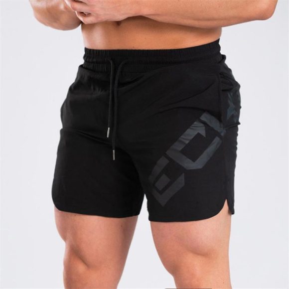 Elastic Thin Training Running  Men's Casual Quick-drying Knee Length Summer Sports Shorts - Image 3