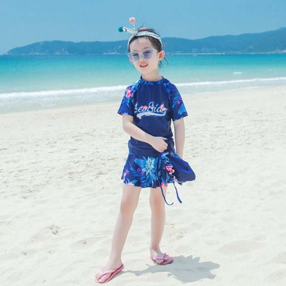 Children's Swimsuit Parent-child Outfit A Family Of Three And Four New Model - Image 3