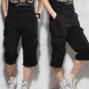 Men's Summer Leisure Cropped Cotton Pants