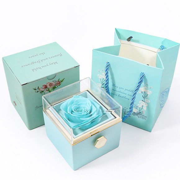 Rose Rotating Jewelry Box Necklace - Image 6