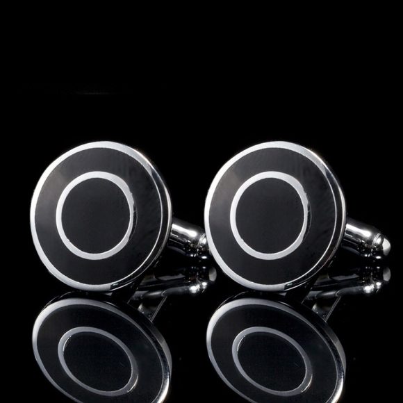 Square Men's Cufflinks Spot Simple French Cuff Buttons - Image 10