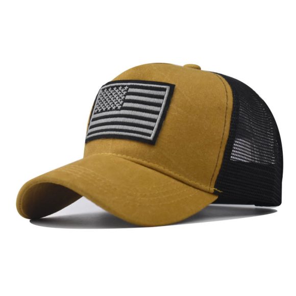 Men's Washed Distressed Breathable Embroidered Hat - Image 5