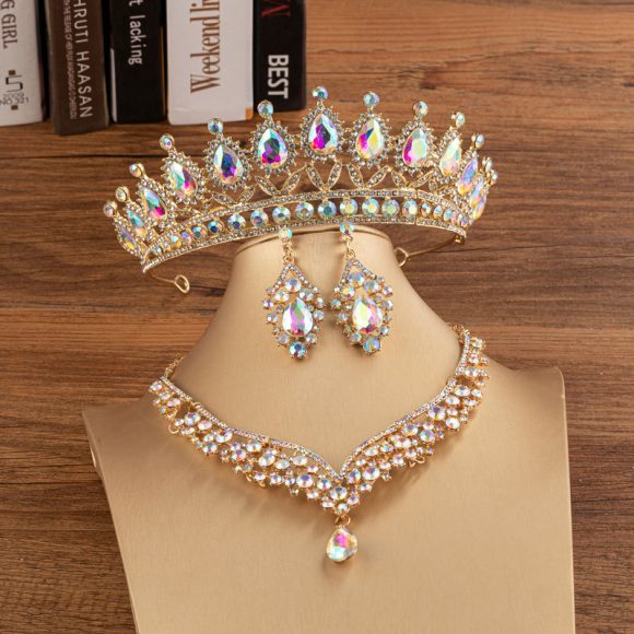 Bridal Crown Wedding Alloy Diamond Crown Fashion Elegant Headdress - Image 4