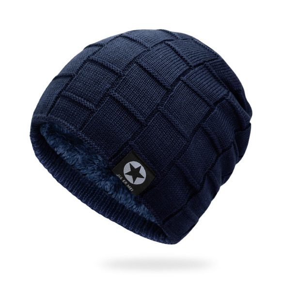 Hat Men Winter Thick Woolen Yarn - Image 3