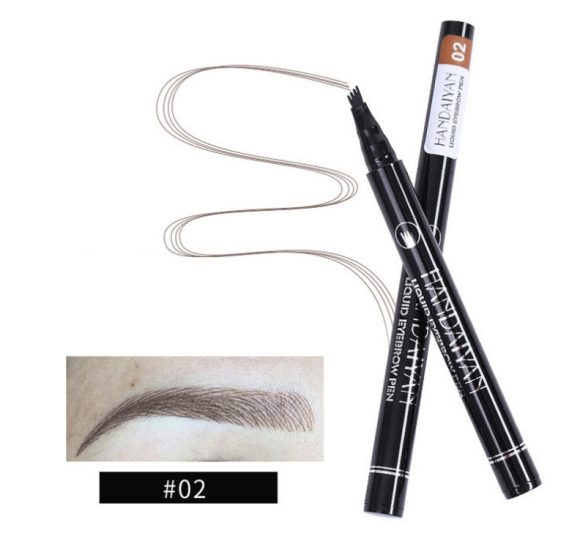 Microblading Eyebrow Pencil Waterproof Fork Tip Tattoo Pen Tinted Fine Sketch Eye Brow Pencils Long Lasting Eyebrows - Image 6