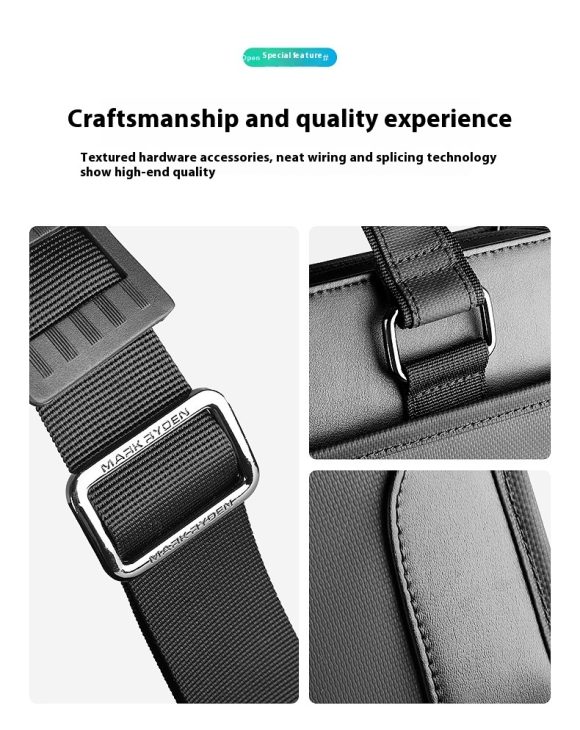 Men's Business Handheld Notebook Computer Briefcase - Image 9