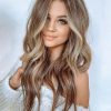 Female wig dyed with long curly hair - Image 4