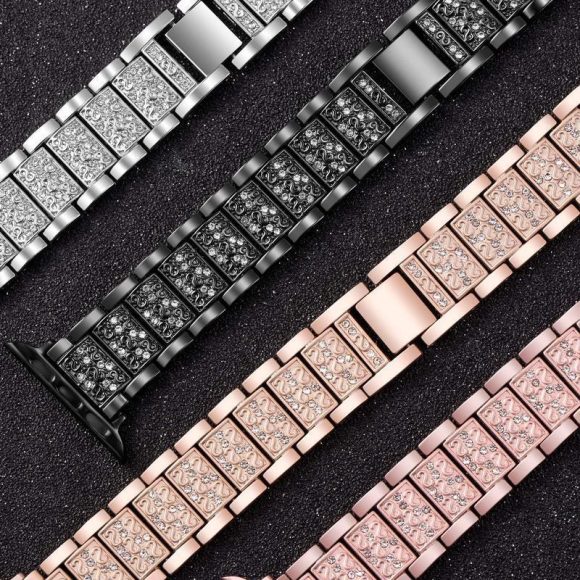 Jewelry Chain Strap For A Pple Watch Band Ultra 49mm 40mm 44mm 42mm 38mm Bracelet Diamond Wrist IWatch Band SE 6 7 8 9 45MM 41MM - Image 3