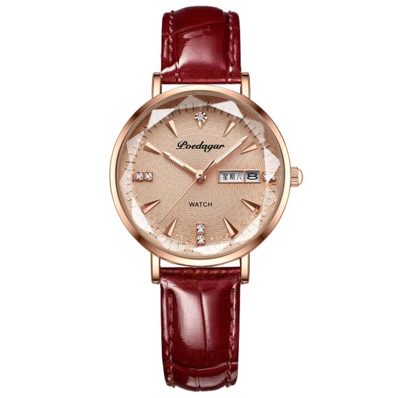 Women's Watch Double Calendar Quartz - Image 3