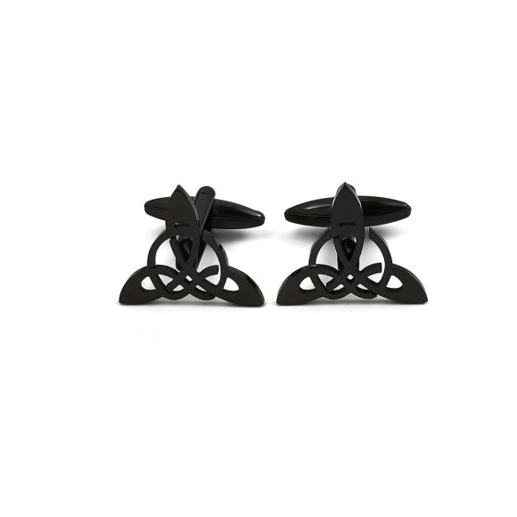 Geometric Triangle Symmetrical Hollow Men's Suit Cufflinks - Image 6