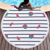 Digital printing round beach towel - Image 6