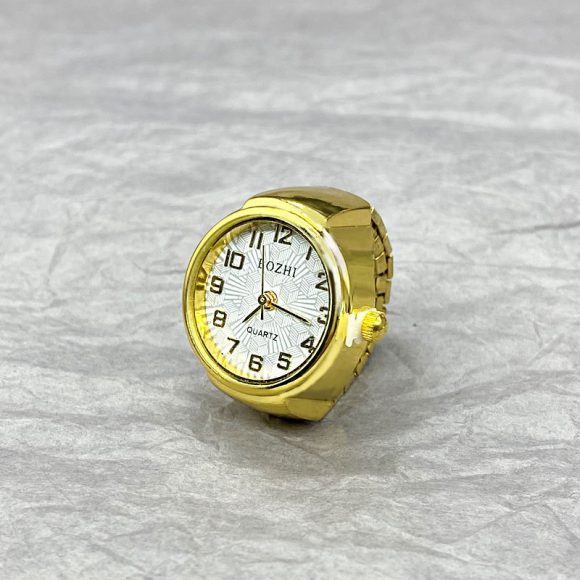 Ring Watch Simple Gold And Silver Shell All-Match Ring Watch - Image 9