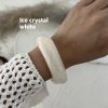European And American Exaggerated Ins Style Acrylic Fashion Bracelet Irregular Translucent Design - Image 4