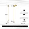 S925 Sterling Silver Ear Line Natural Freshwater Pearl - Image 3
