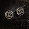 Round Full Diamond Earrings - Image 5