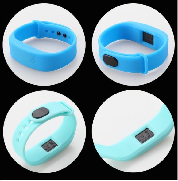 Leisure Sports Student LED White Light Bracelet Button - Image 3