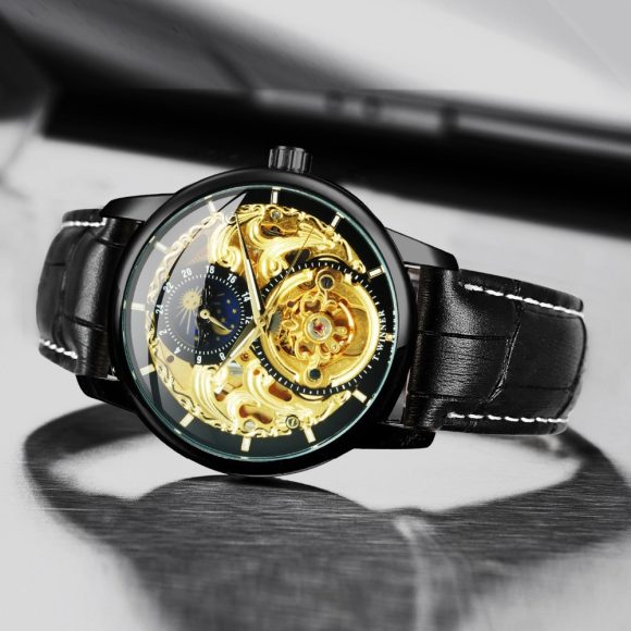 Carved Hollow Automatic Mechanical Watch - Image 5