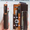 Portable And Versatile Large Capacity Aluminum Box Card Holder