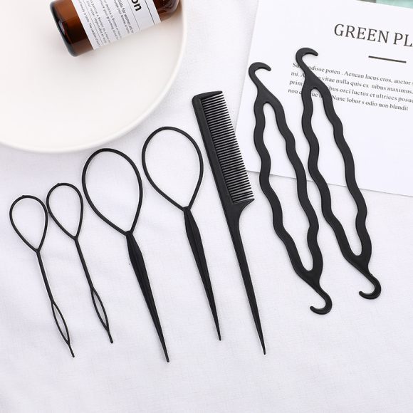 Braided Hair Travel Suit, Hair Disc, Hair Comb, Hair Extension Needle, Pattern Hairdressing Tool - Image 6
