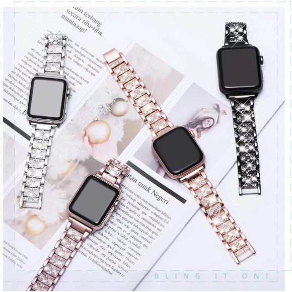 Jewelry Chain Strap For A Pple Watch Band Ultra 49mm 40mm 44mm 42mm 38mm Bracelet Diamond Wrist IWatch Band SE 6 7 8 9 45MM 41MM - Image 4