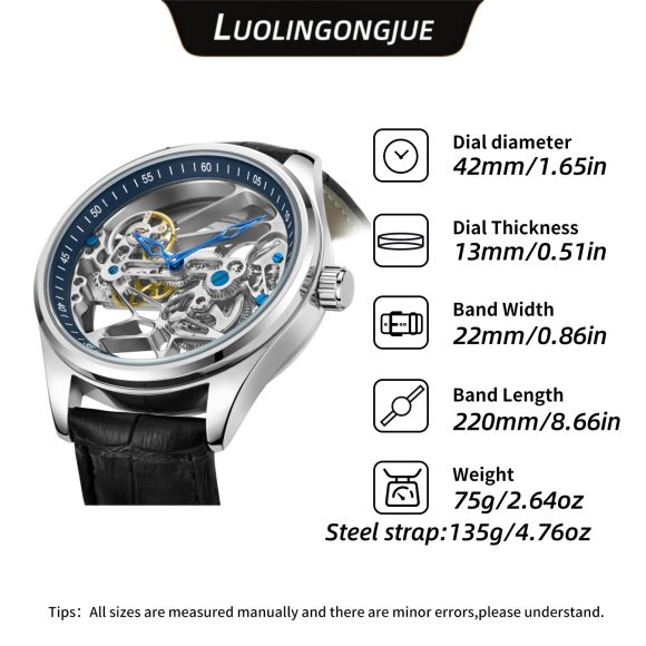 Double-sided Hollow Automatic Mechanical Watch - Image 3