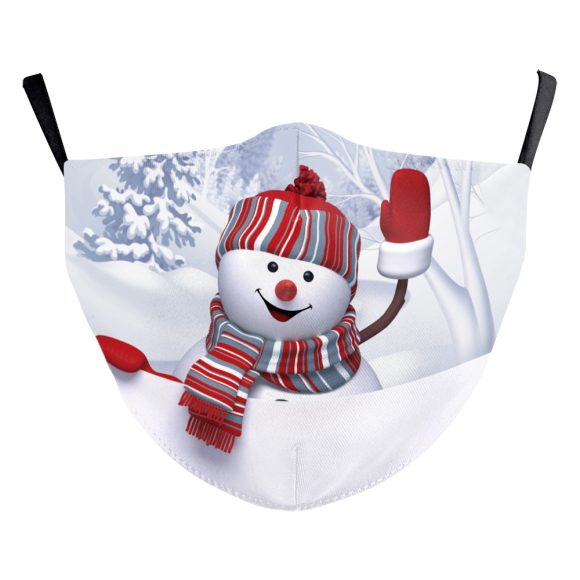 Santa Elk Digital Printing Double-layer Dust Mask - Image 10