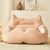 Solid Color Removable And Washable Teddy Hair Beanbag Cover - Image 4