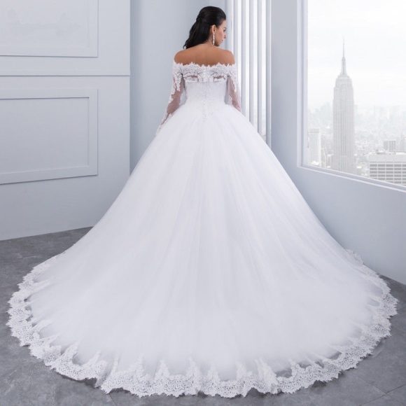 Wedding Bridal Wedding Lace Large Tail - Image 3