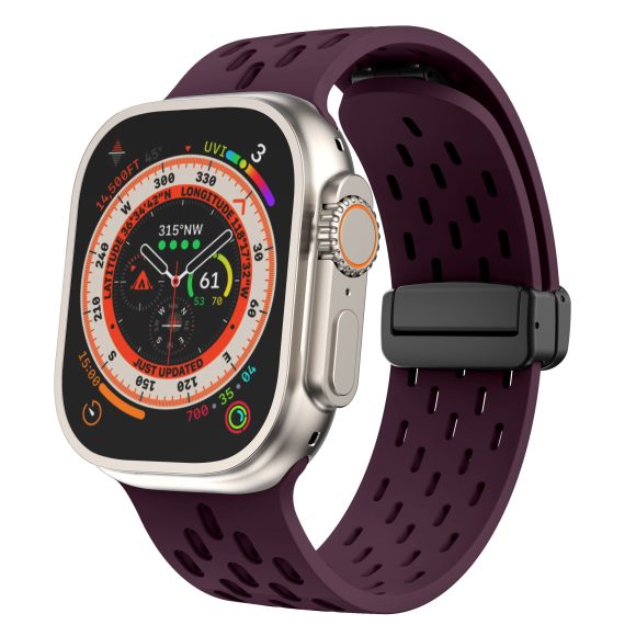 Mesh Magnetic Buckle Silicone Strap Iwatch Strap - Image 6